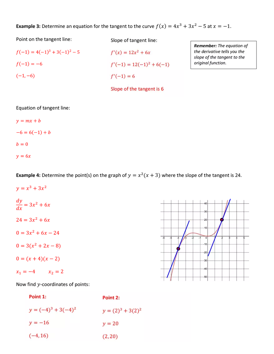 Lecture 1 - Derivative of a Polynomial Functions - Page 4