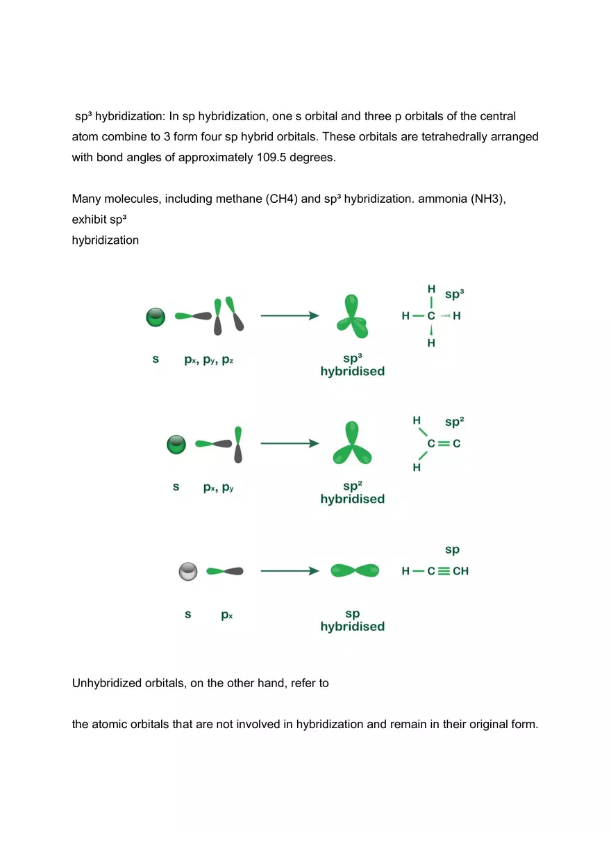Electronegativity and Hybridisation - Page 3