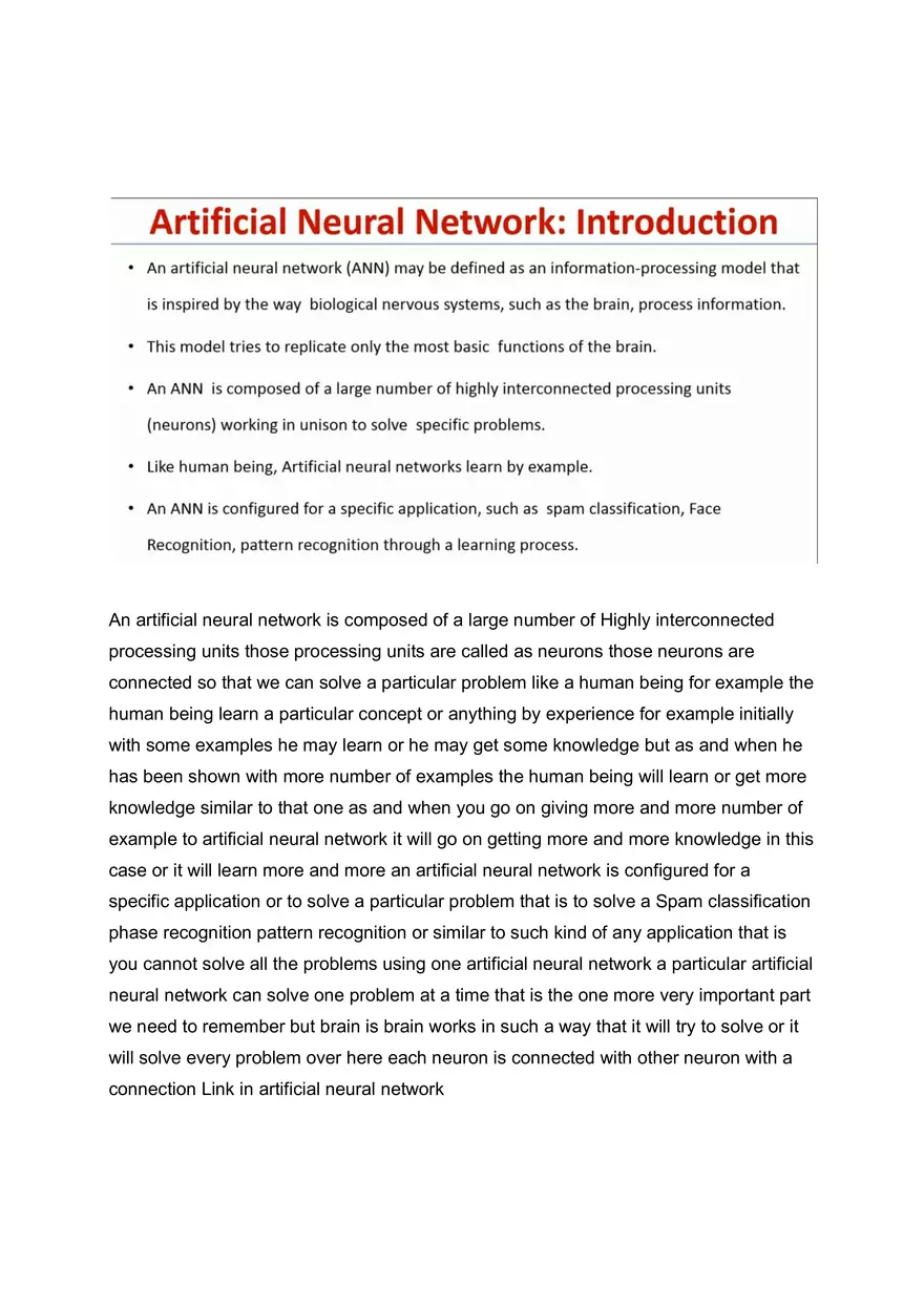 Introduction to Artificial Neural Network - Page 1