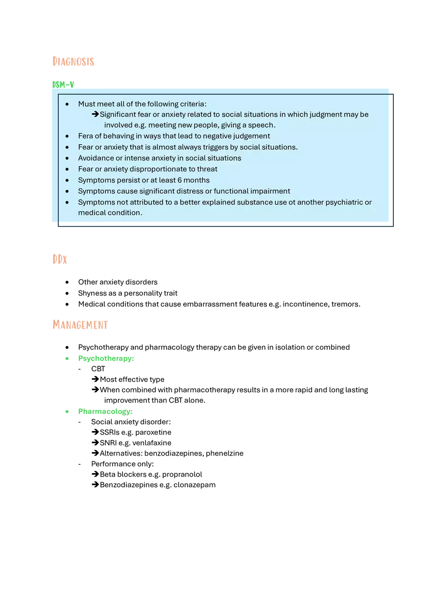 Social Anxiety Disorder - Page 2