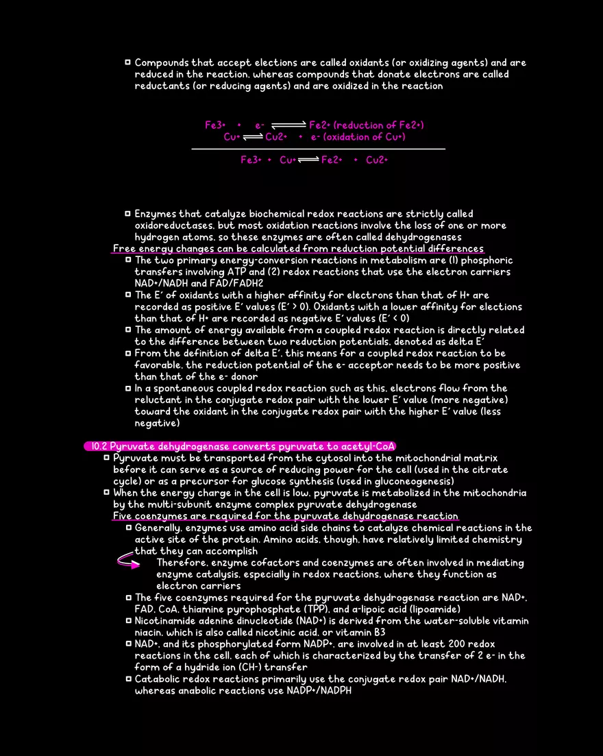 Chapter 10: The Citrate Cycle - Page 2