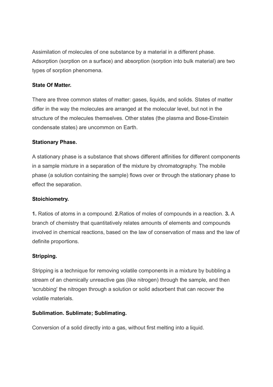 Absorbent. Compare With Adsorption and Sorption - Page 8