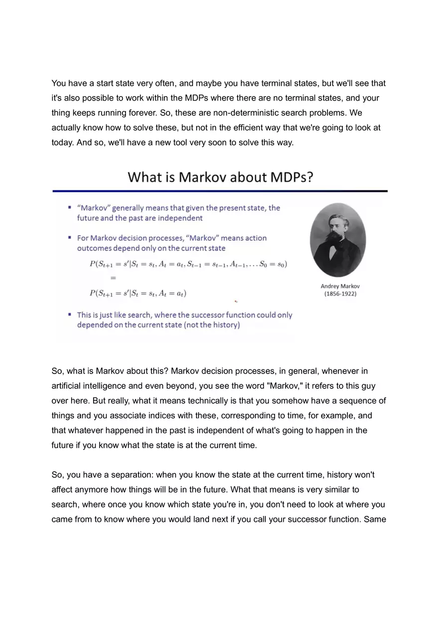 Markov Decision Processes - Page 2