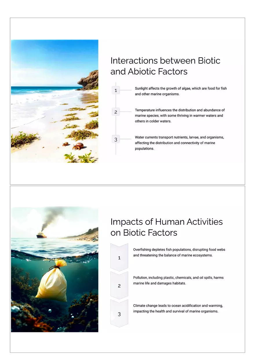 Biotic Factors Shaping Marine Ecosystems - Page 3