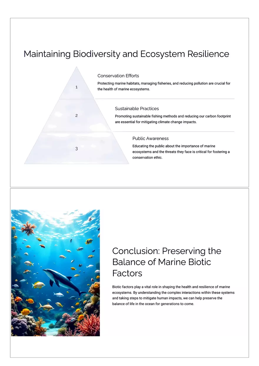 Biotic Factors Shaping Marine Ecosystems - Page 4