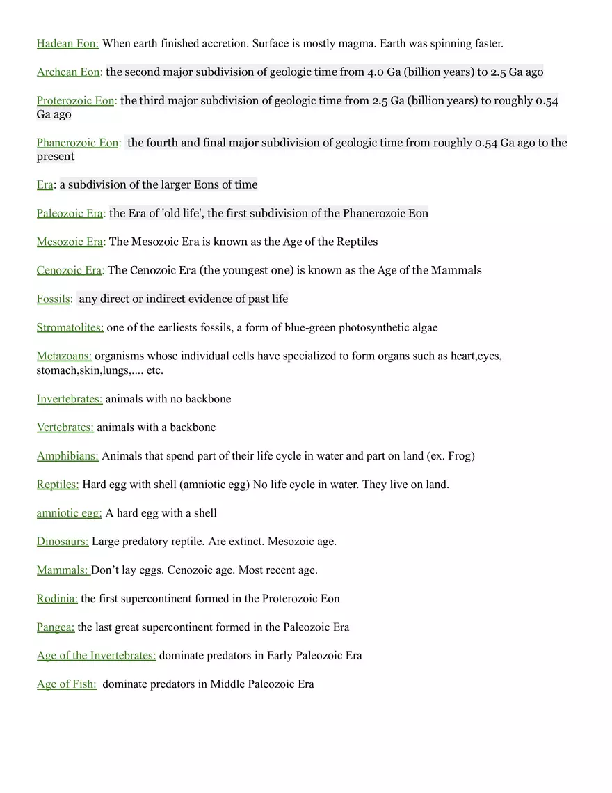 Earth Science Lecture - Test 3 Review - Page 9