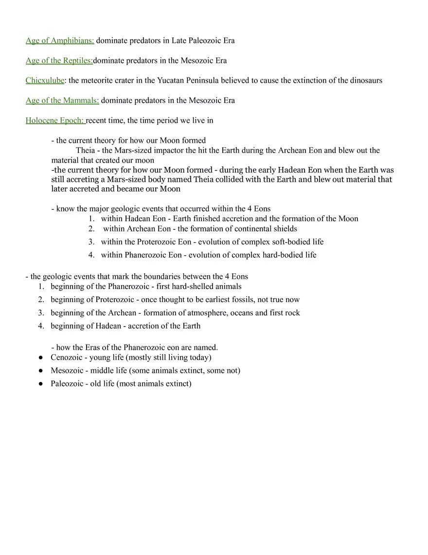 Earth Science Lecture - Test 3 Review - Page 10