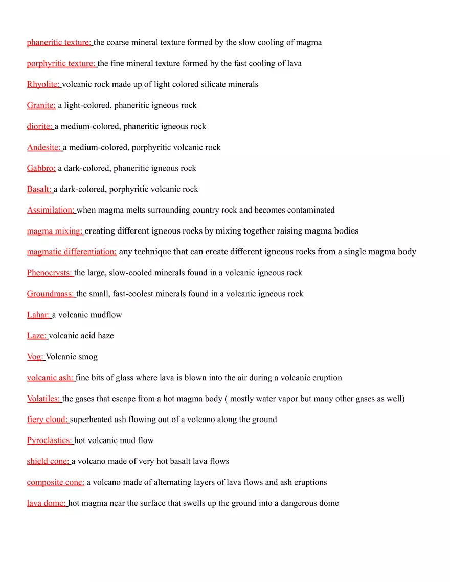 Earth Science Lecture - Test 3 Review - Page 4