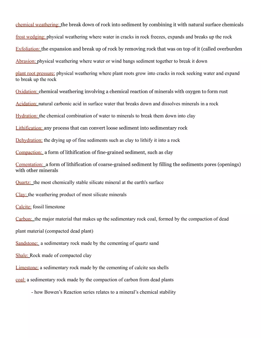Earth Science Lecture - Test 3 Review - Page 6