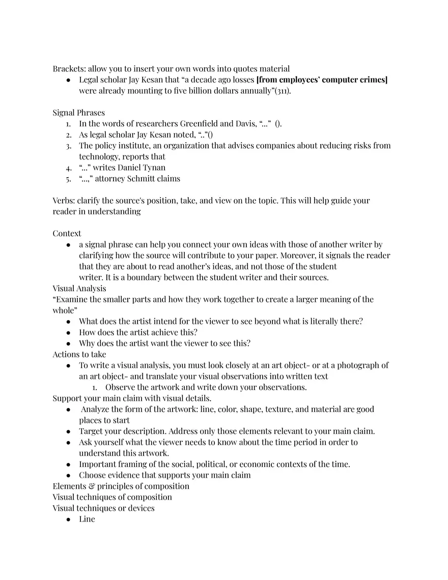 English Notes - Literary Analysis - Page 3