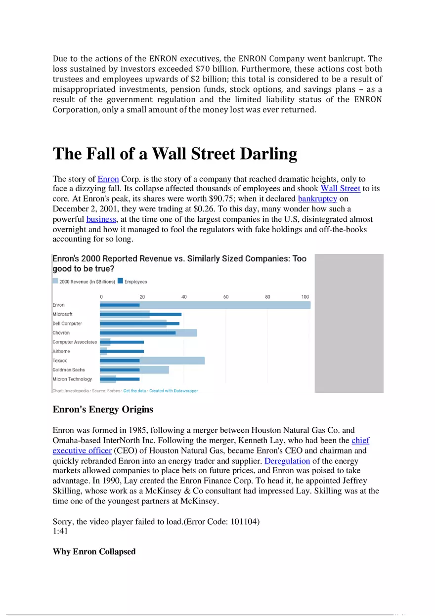 An Enron Scandal Summary - Page 2