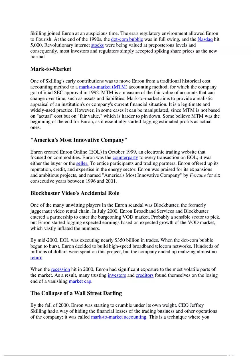 An Enron Scandal Summary - Page 3