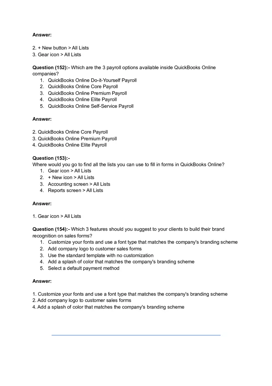ProAdvisor Certification Exam Questions & Answers Part 3 - Page 9
