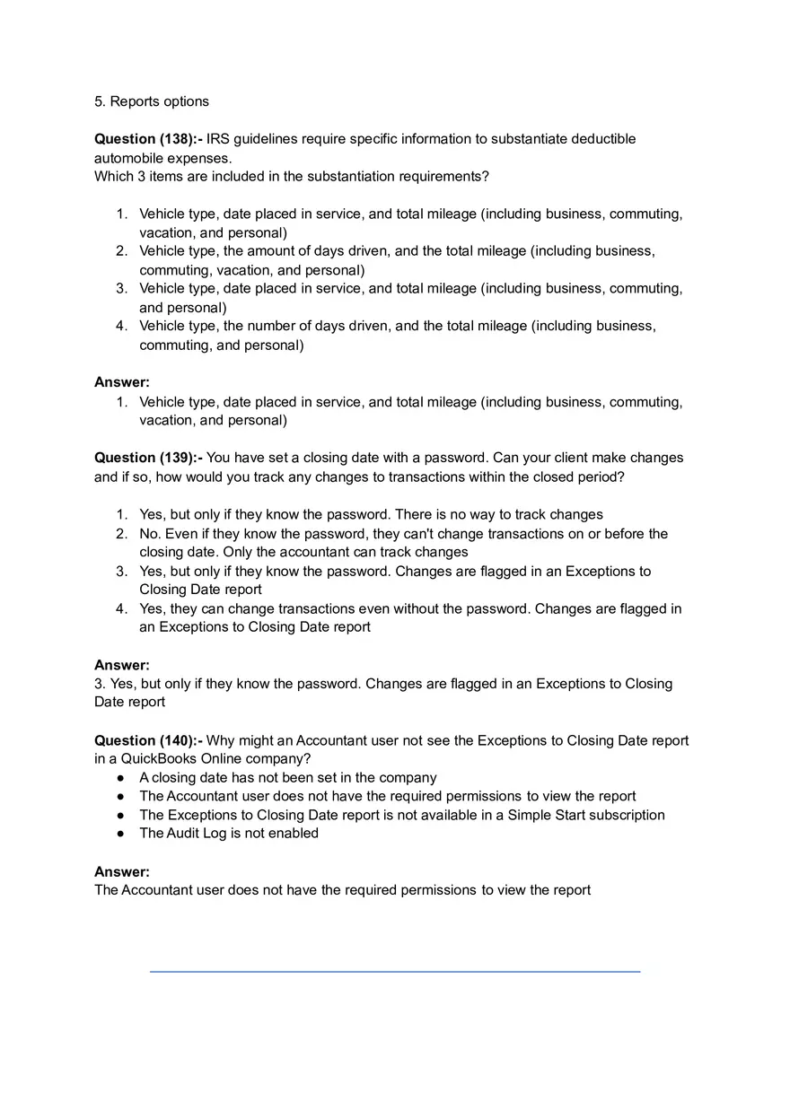 ProAdvisor Certification Exam Questions & Answers Part 3 - Page 5