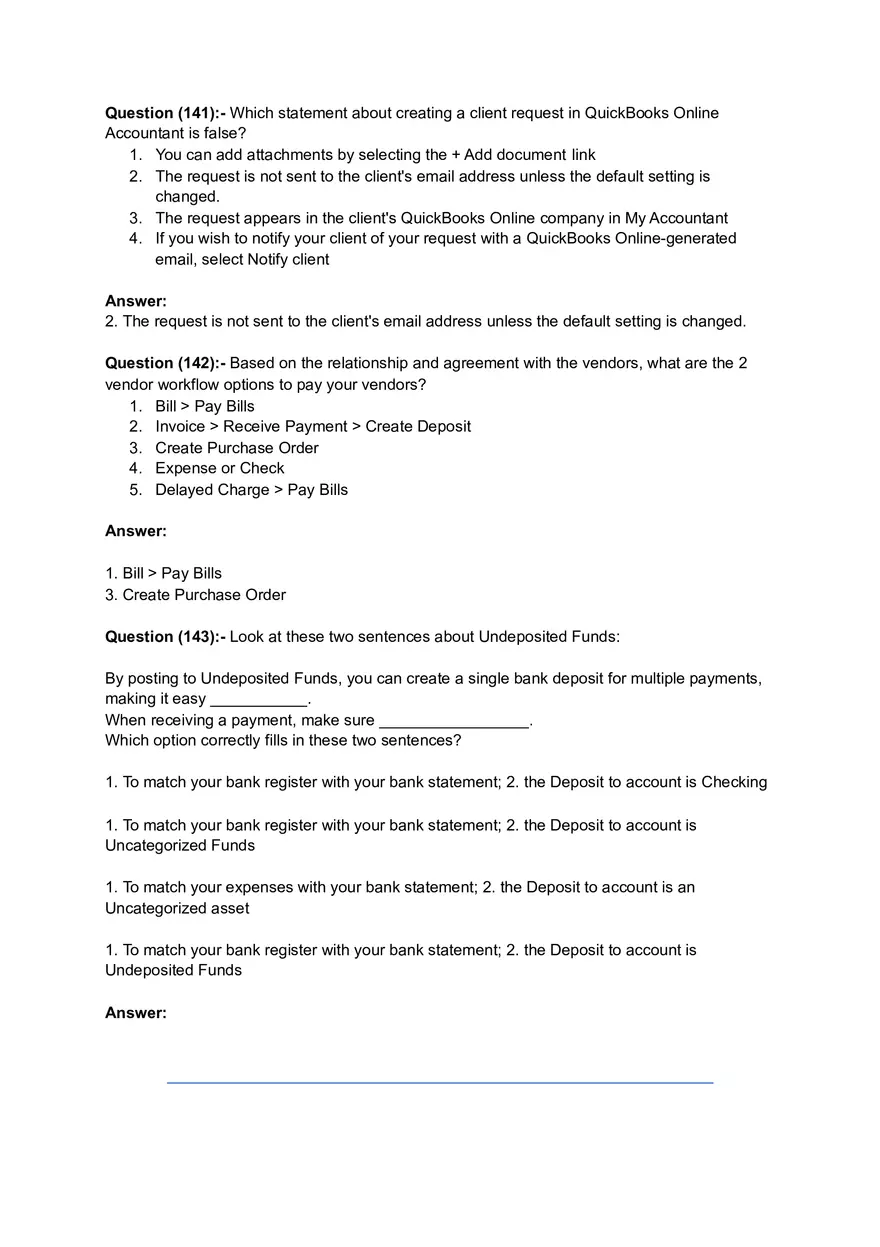 ProAdvisor Certification Exam Questions & Answers Part 3 - Page 6
