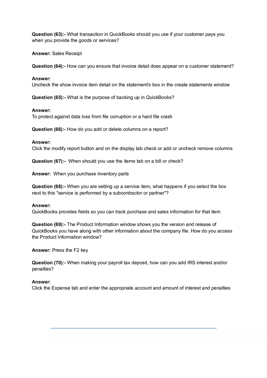 ProAdvisor Certification Exam Questions & Answers Part 1 - Page 9