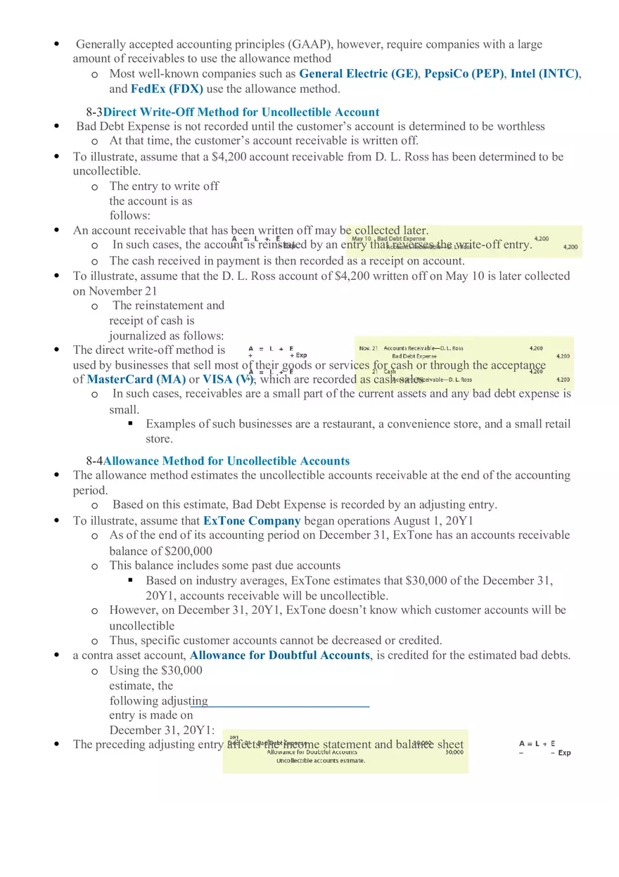 The Most Common Ttransaction for Creating Receivables is - Page 7