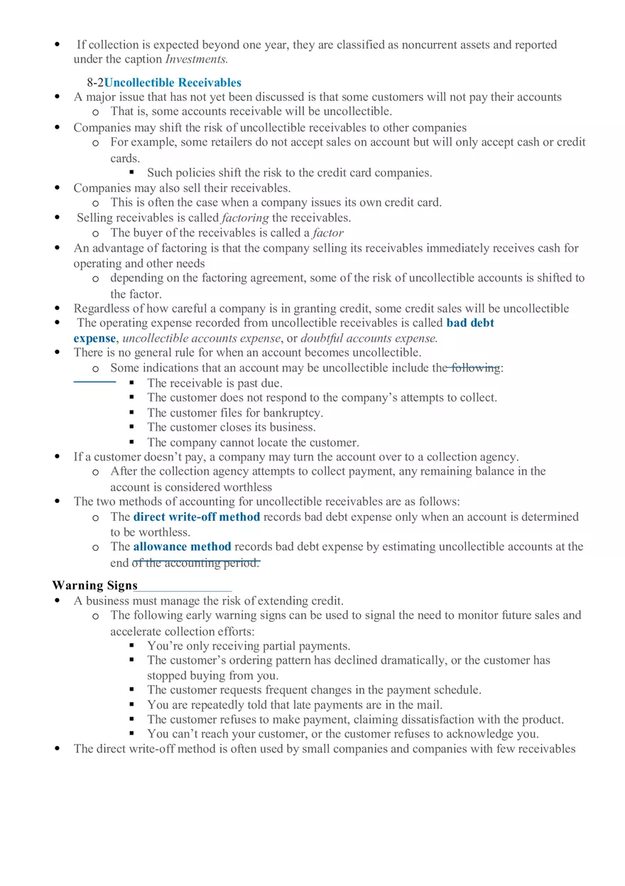 The Most Common Ttransaction for Creating Receivables is - Page 2