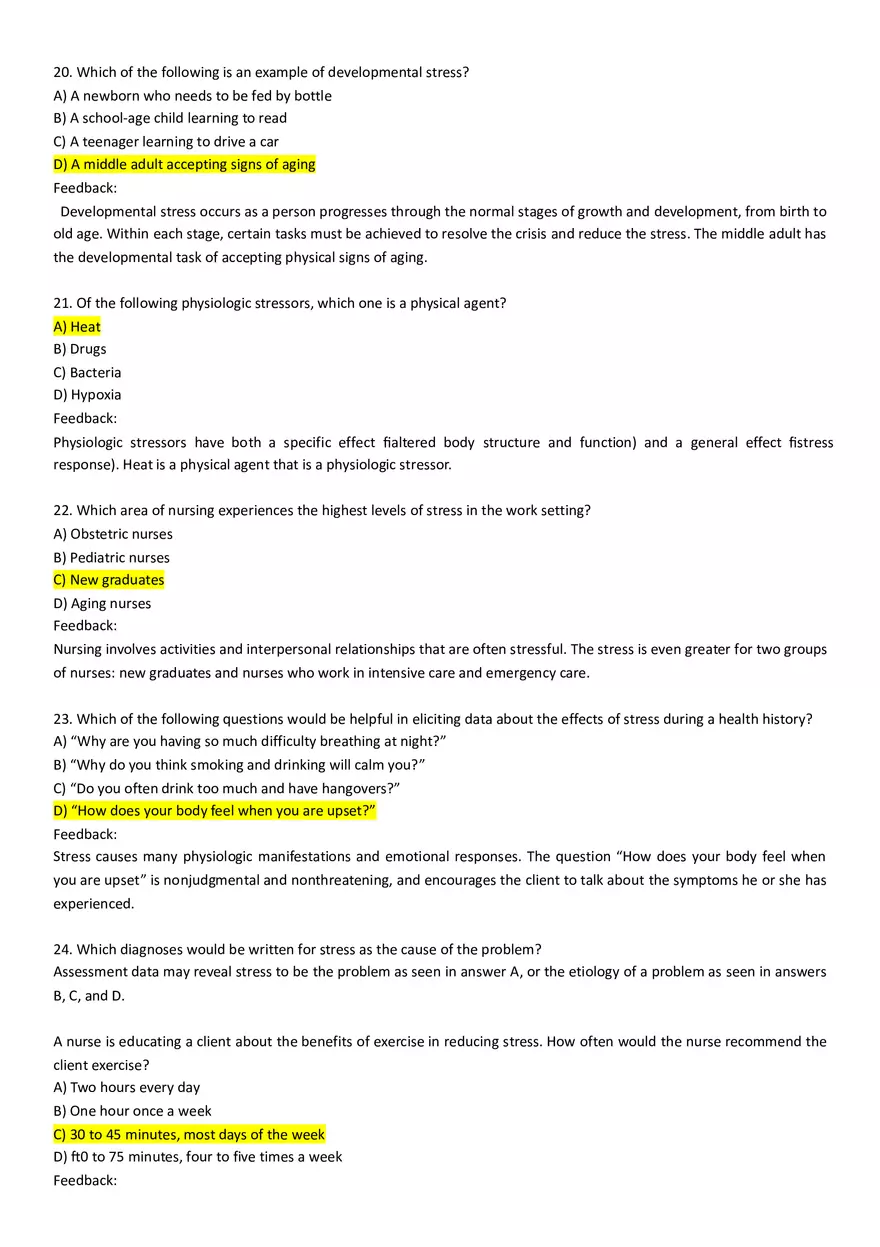 Stress and Adaptation - Nursing - Page 5