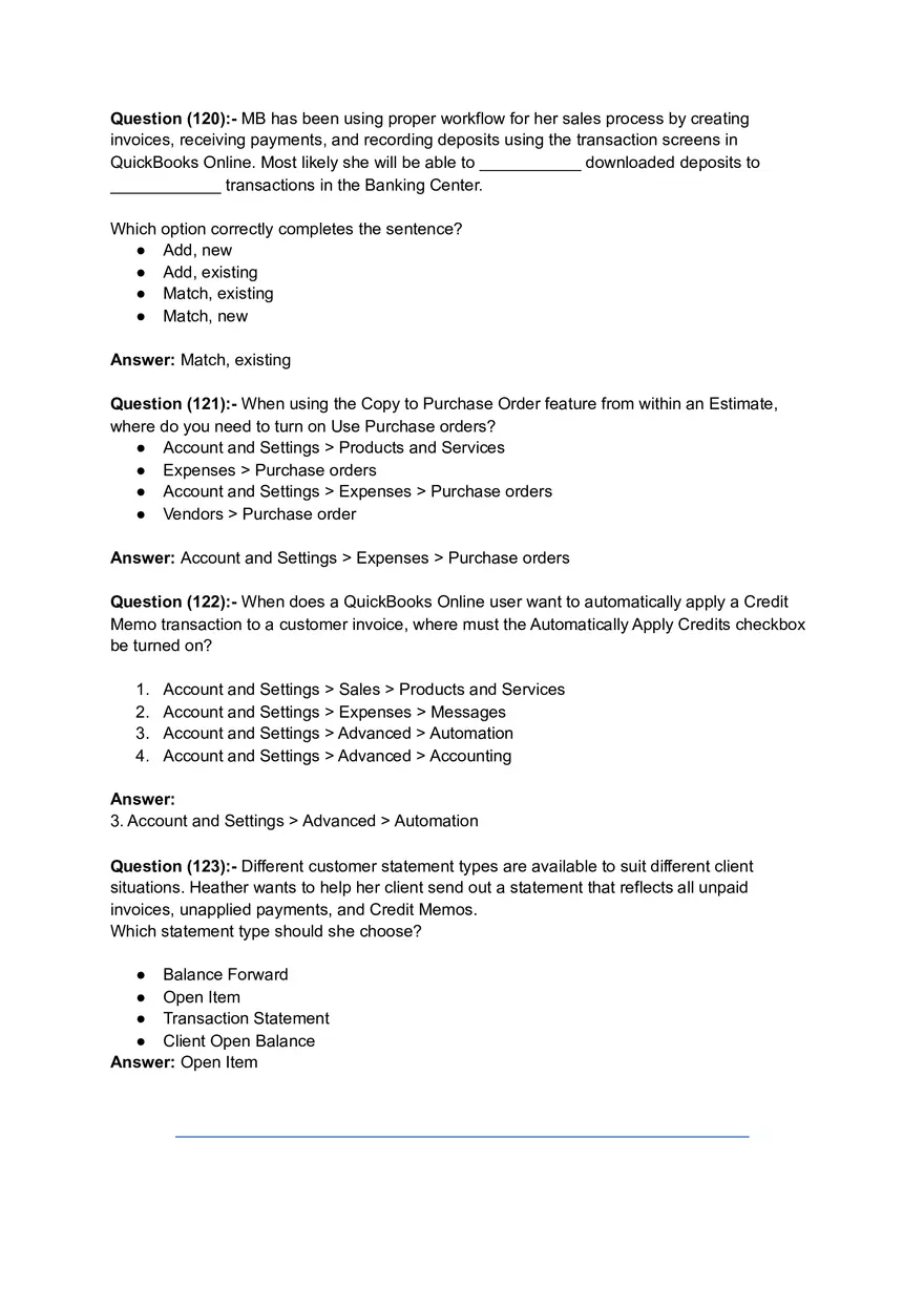 ProAdvisor Certification Exam Questions & Answers Part 2 - Page 10