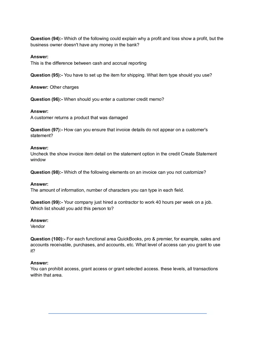 ProAdvisor Certification Exam Questions & Answers Part 2 - Page 3