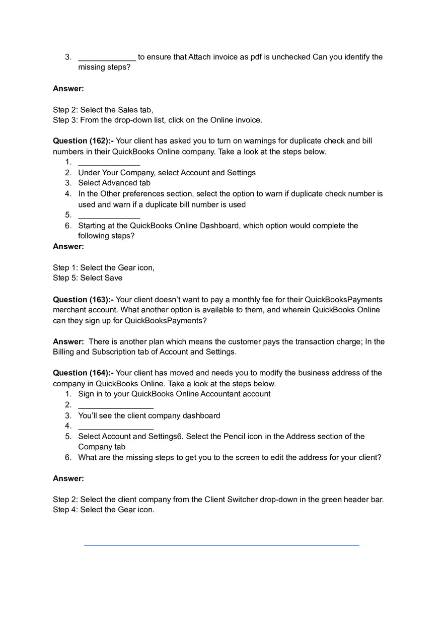 ProAdvisor Certification Exam Questions & Answers Part 4 - Page 2
