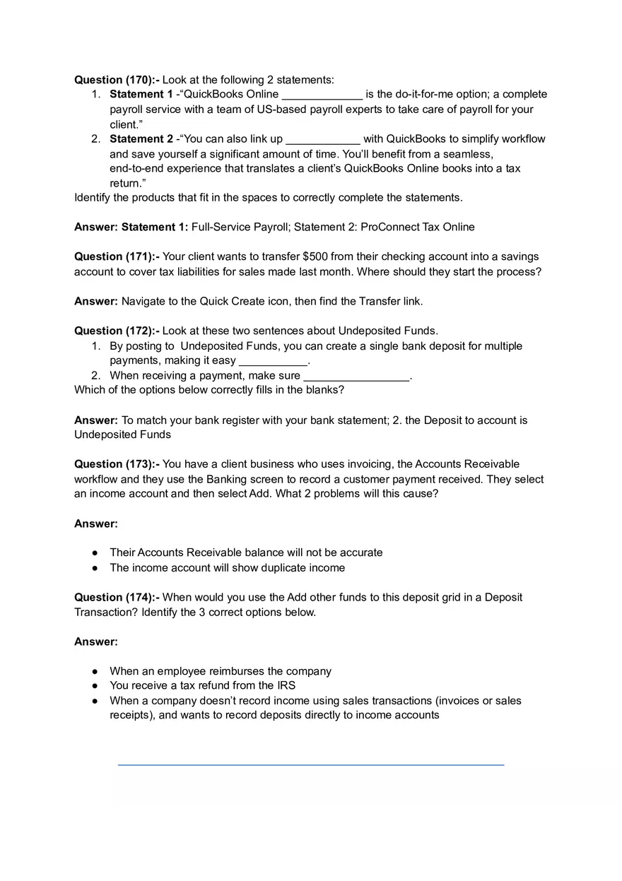 ProAdvisor Certification Exam Questions & Answers Part 4 - Page 5