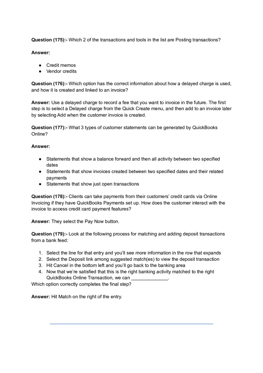 ProAdvisor Certification Exam Questions & Answers Part 4 - Page 6