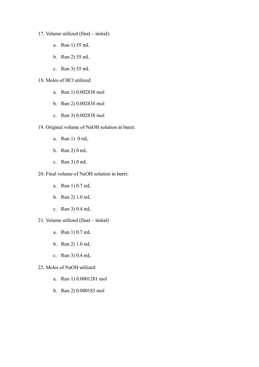 Determining the Buffer Capacity of Antacids (Lab) - Page 7