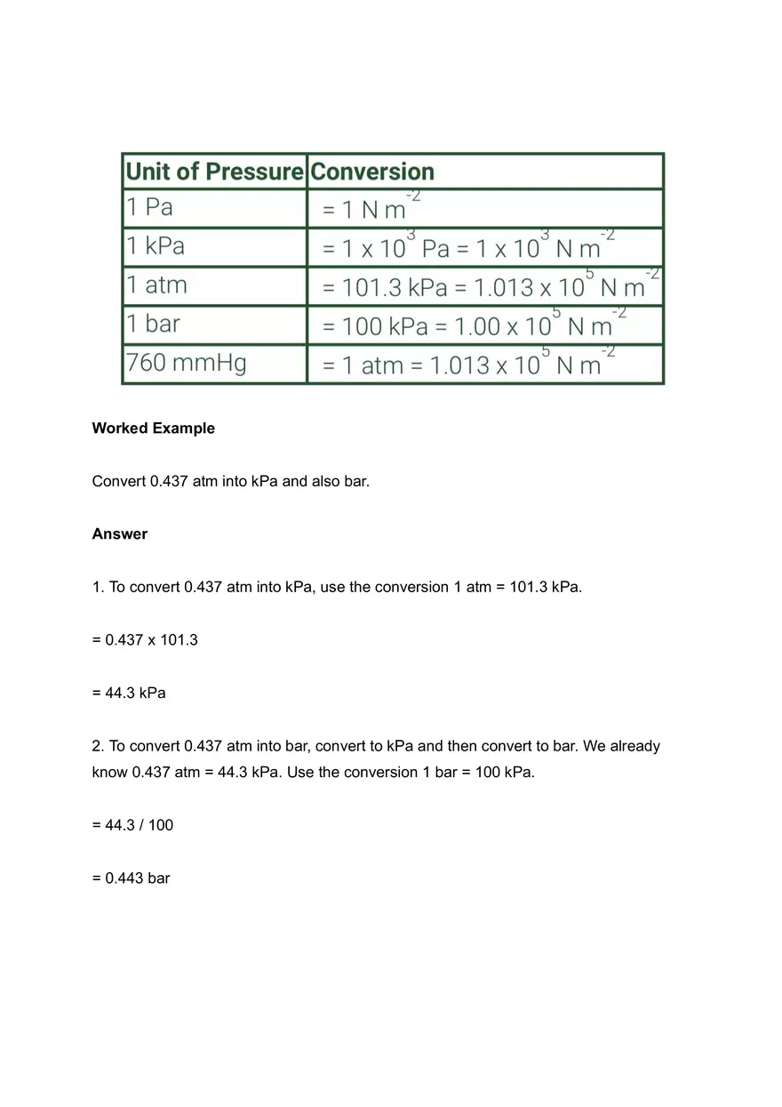 Kinetic Molecular Theory and Pressure - Page 4