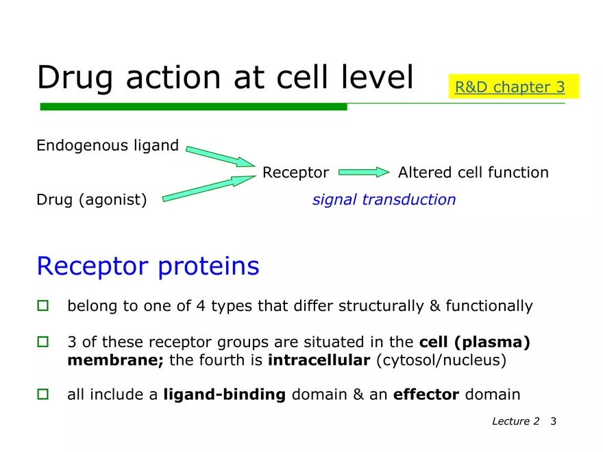 Lecture 2: Receptor Mechanisms - Page 13