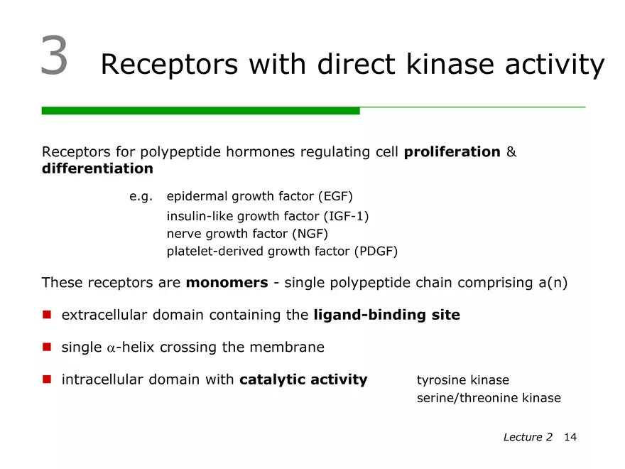 Lecture 2: Receptor Mechanisms - Page 6