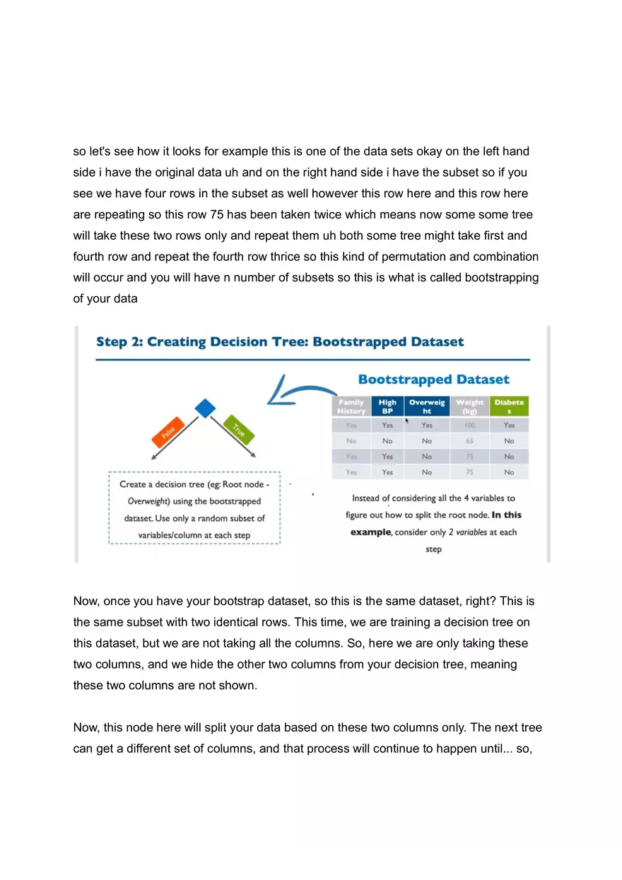 Steps for Creating a Random Forest - Page 3