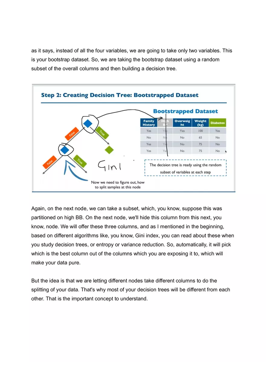 Steps for Creating a Random Forest - Page 4