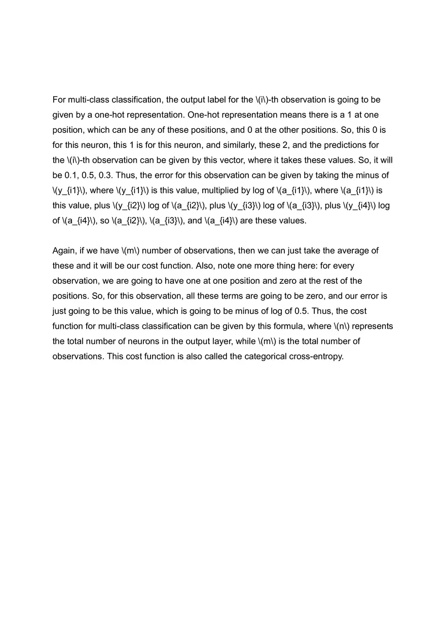 Cost Functions in Neural Networks - Page 6