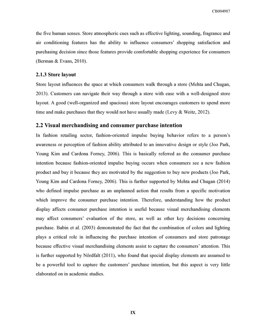 Sri Lankan Fashion Retailing Dissertation - Page 11