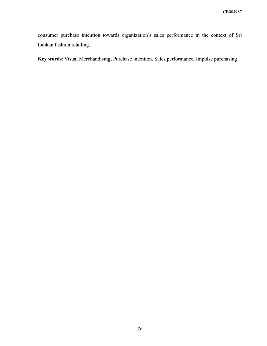 Sri Lankan Fashion Retailing Dissertation - Page 24