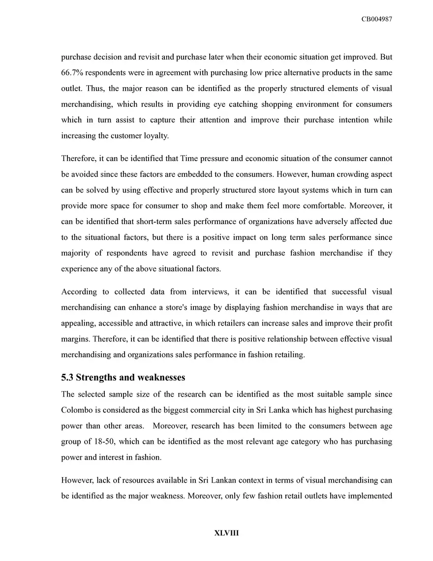 Sri Lankan Fashion Retailing Dissertation - Page 54