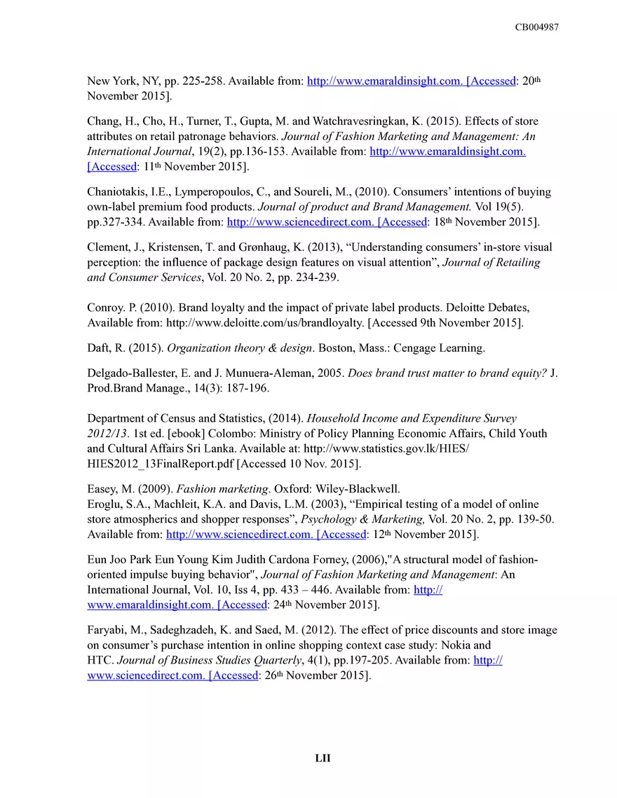 Sri Lankan Fashion Retailing Dissertation - Page 59
