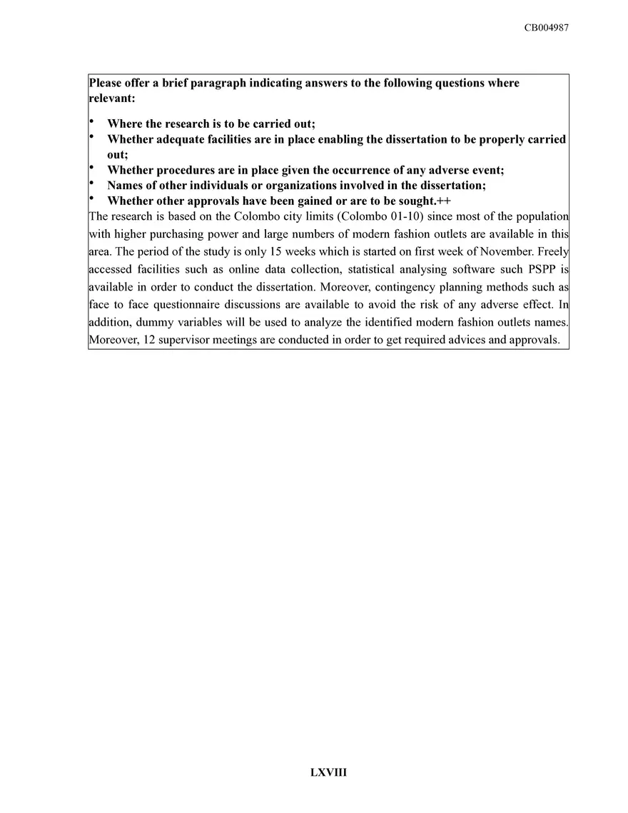 Sri Lankan Fashion Retailing Dissertation - Page 76