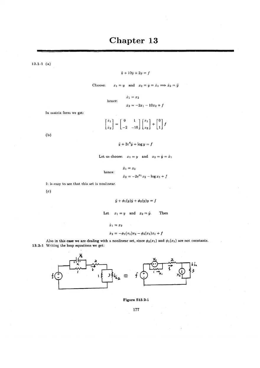 Signal Processing and Linear Systems Solution Ch.13 - Page 1