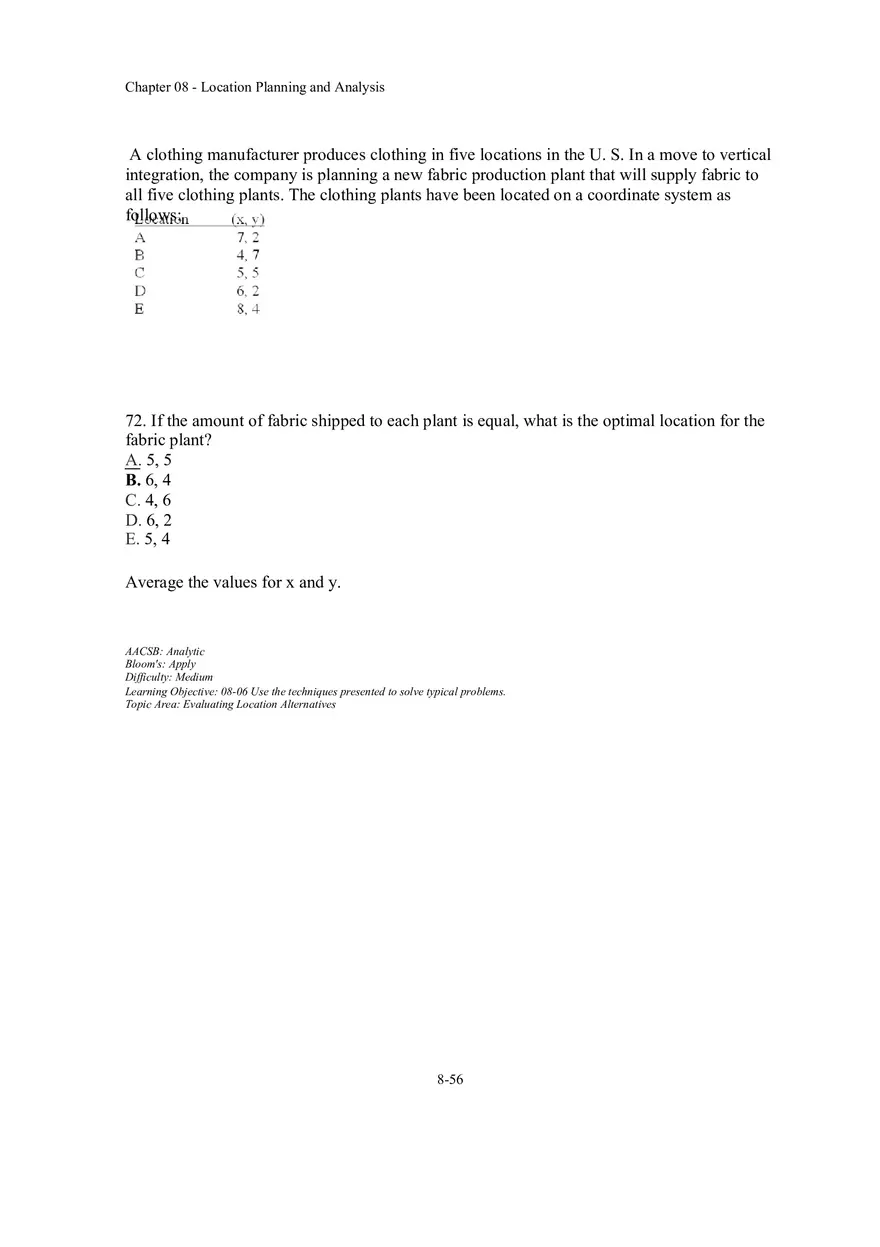 Chapter 08 Location Planning and Analysis Part 4 - Page 8