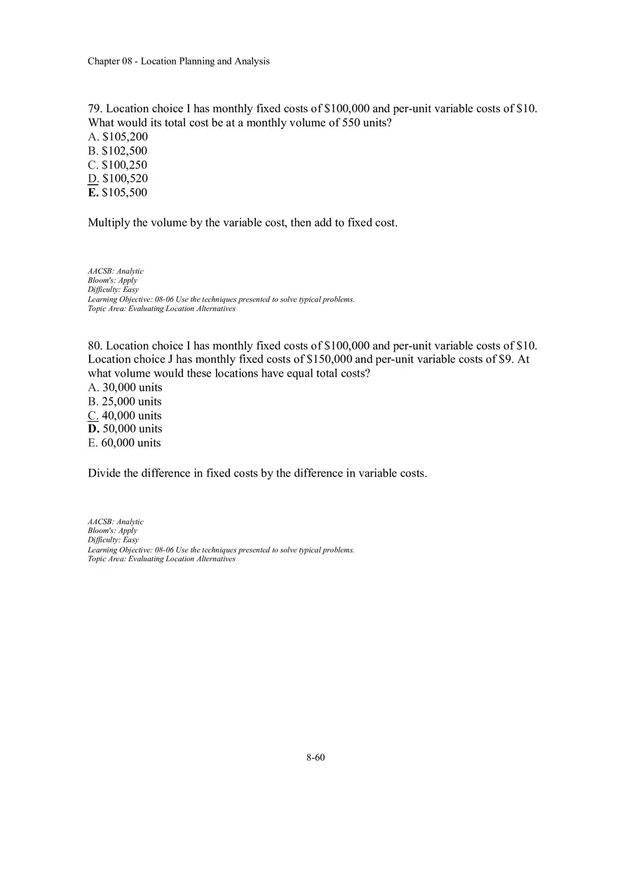 Chapter 08 Location Planning and Analysis Part 4 - Page 3