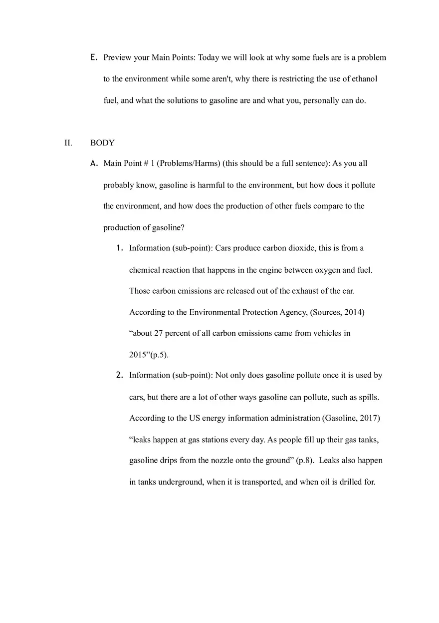 Persuasive Speech Template - Page 2