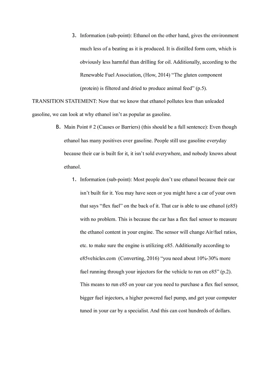 Persuasive Speech Template - Page 3