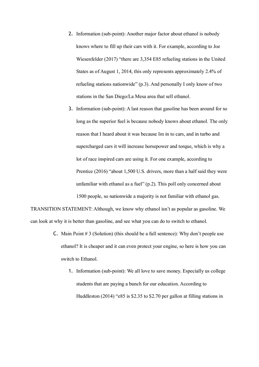 Persuasive Speech Template - Page 4