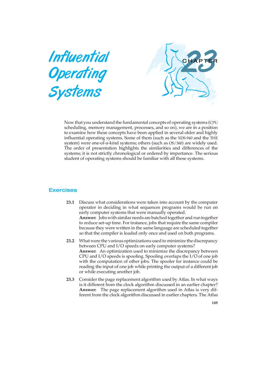 Chapter 23 Influential Operating Systems - Page 1