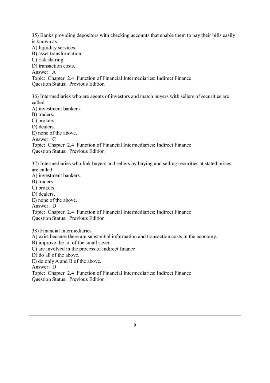 Overview of the Financial System Part 1 - Page 9