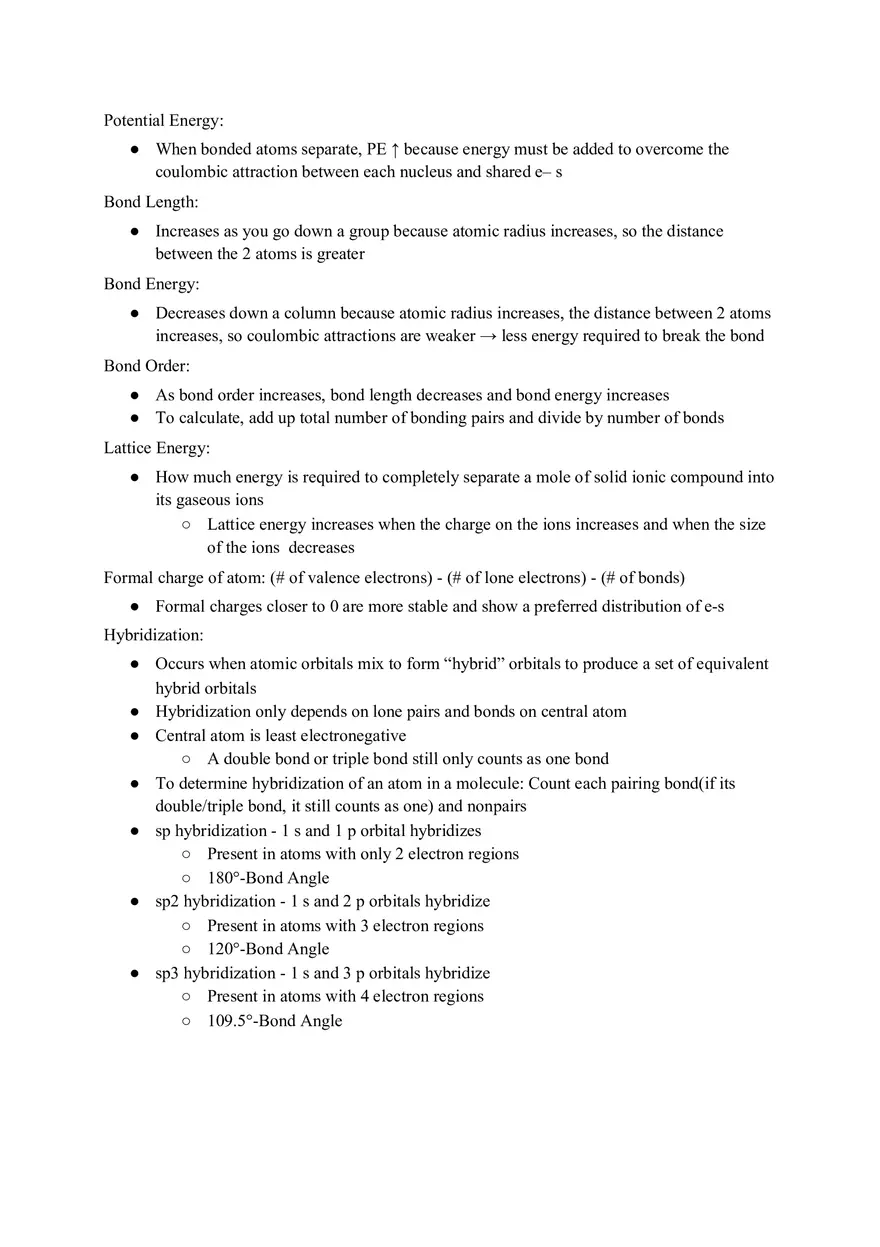 Unit 2 Molecular and Ionic Compound Structure and Properties - Page 2