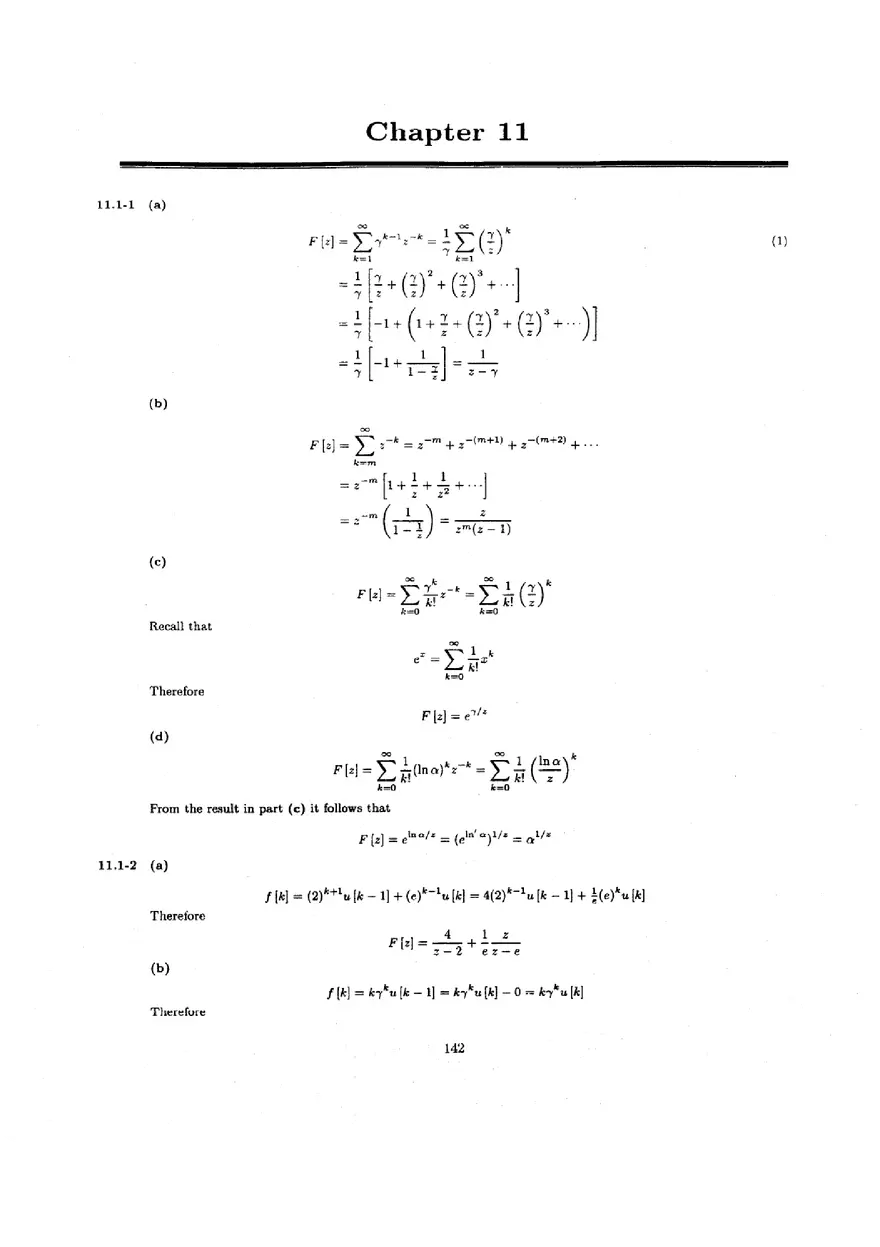 Signal Processing and Linear Systems Solution Ch.11 - Page 1